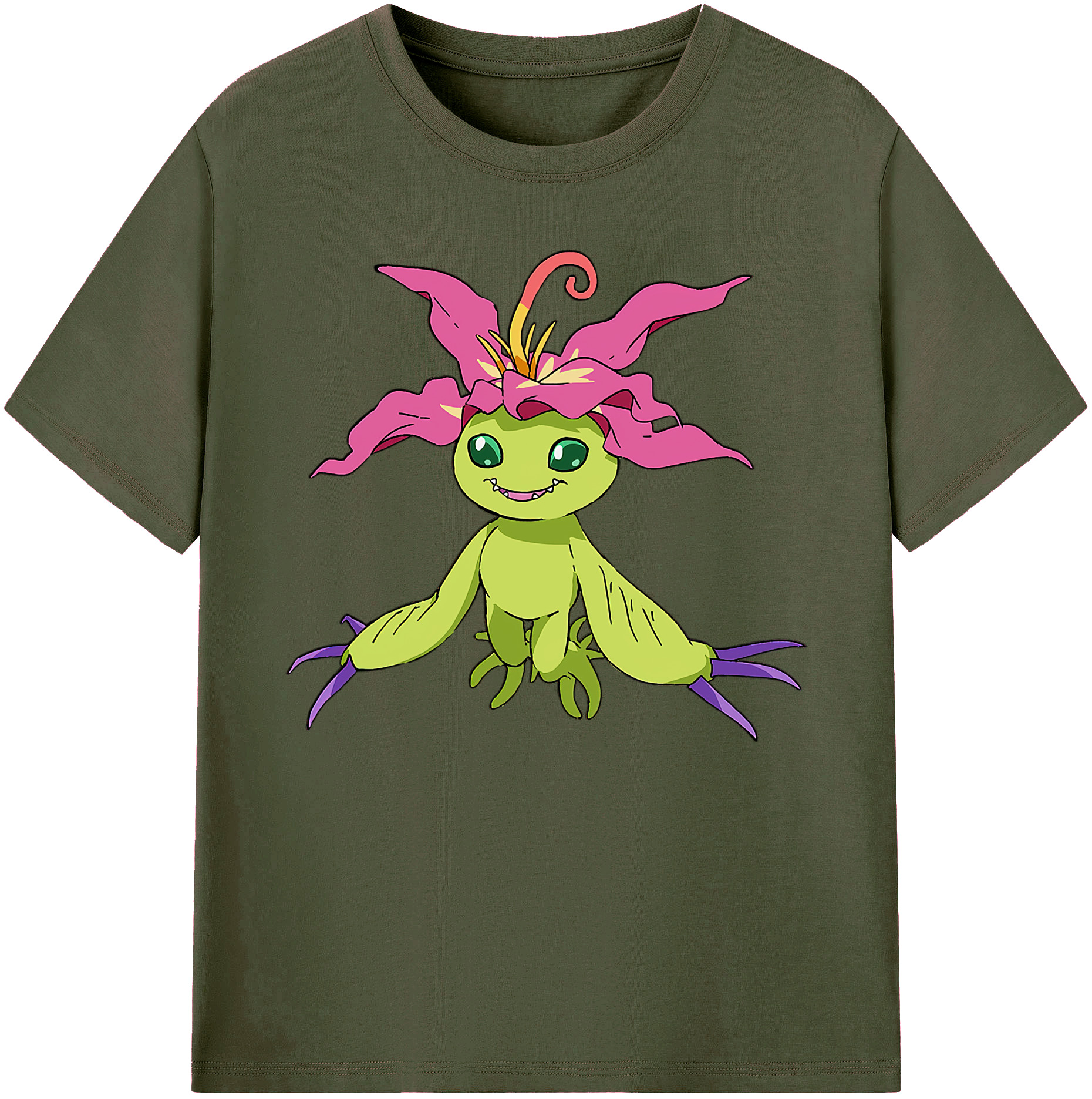 （画像用） Digimon デジタルモンスター/デジモン 綿100％ メンズ半袖Tシャツ｜肌触りやわらか＆通気性